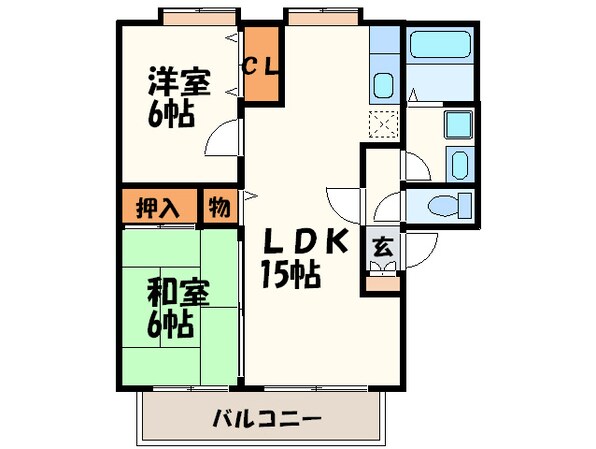 ティアラ飯田の物件間取画像